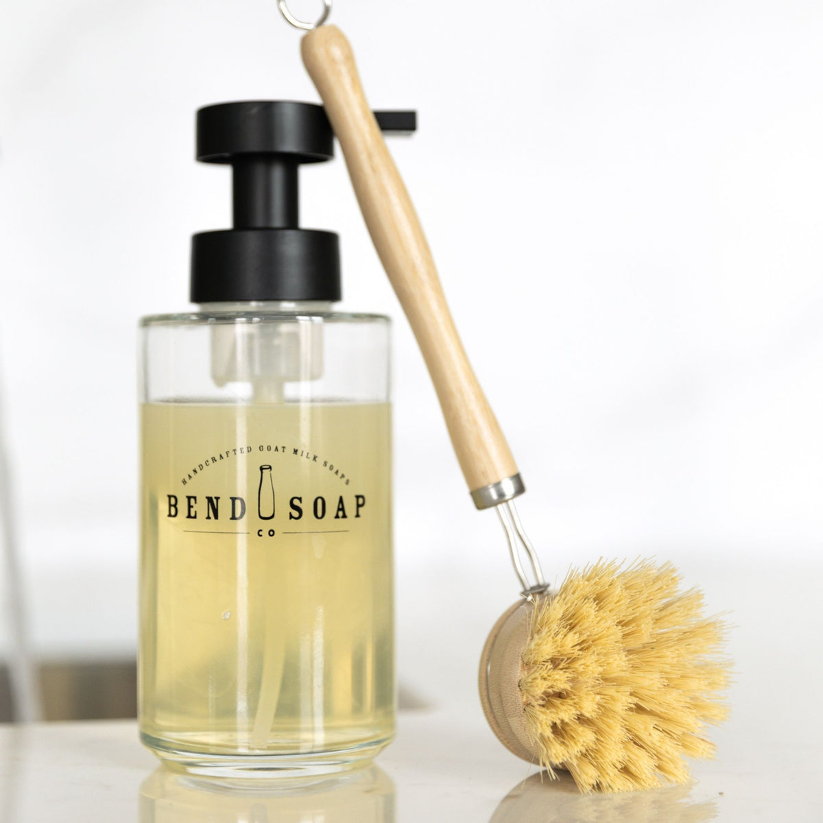 Long Handle Dish Brush for easy dish cleaning